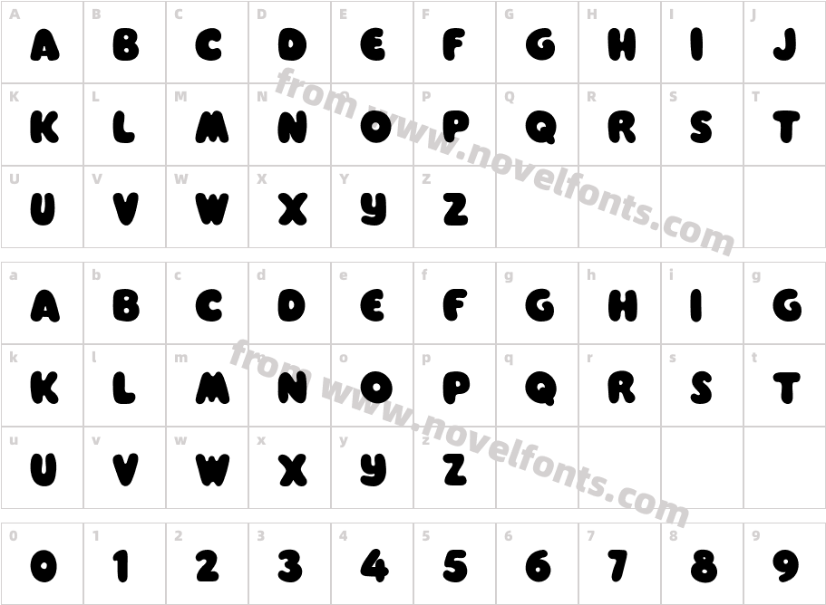 JumbaloCharacter Map