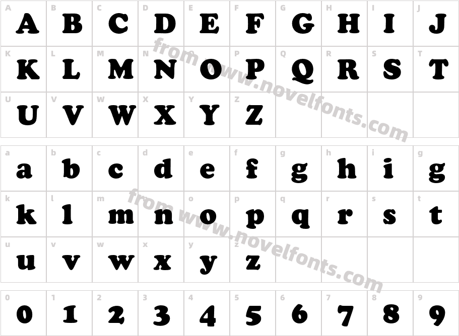 CooperBT-BlackHeadlineCharacter Map