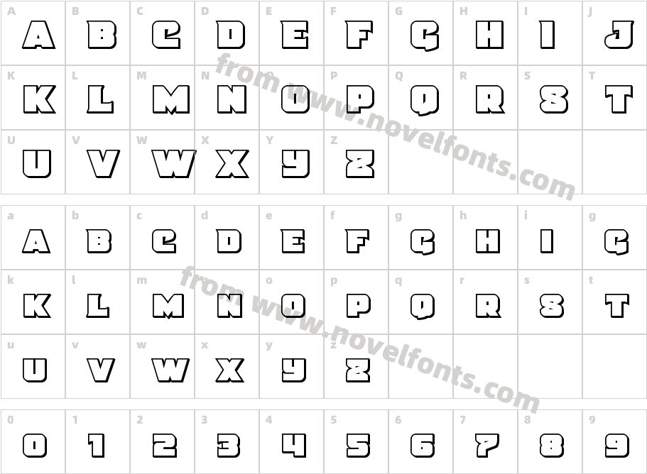 Justice Outline StraightCharacter Map