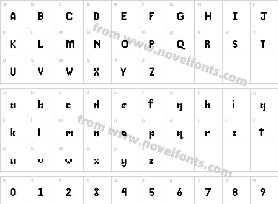 JustificationCharacter Map