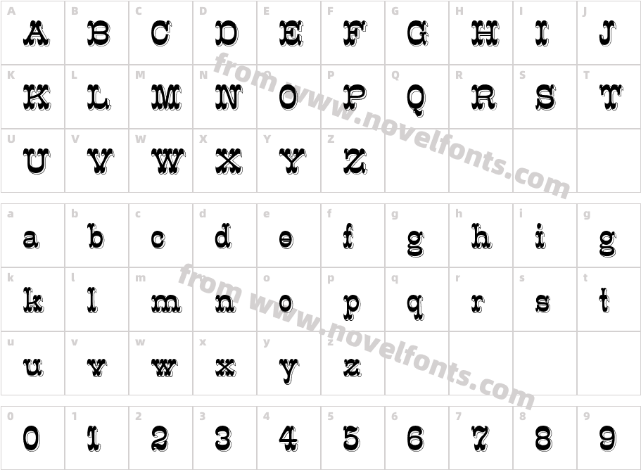 K22 EclairCharacter Map