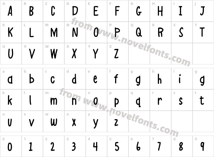 K26AlphaCasualCharacter Map