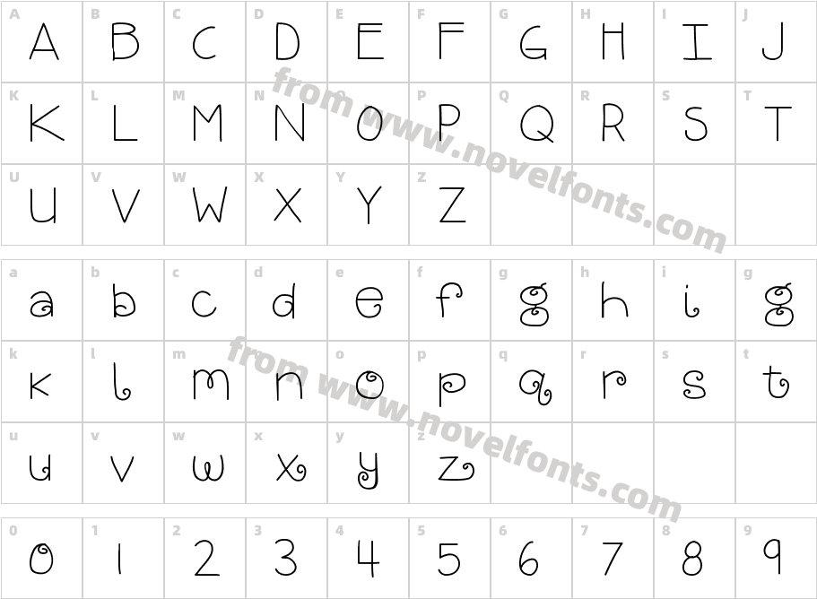 KBBrightandMerryCharacter Map