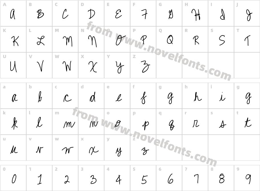 KBCallMeCharacter Map