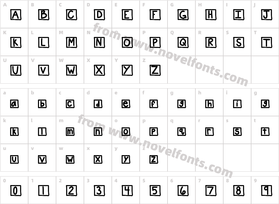 KBChatterBoxCharacter Map