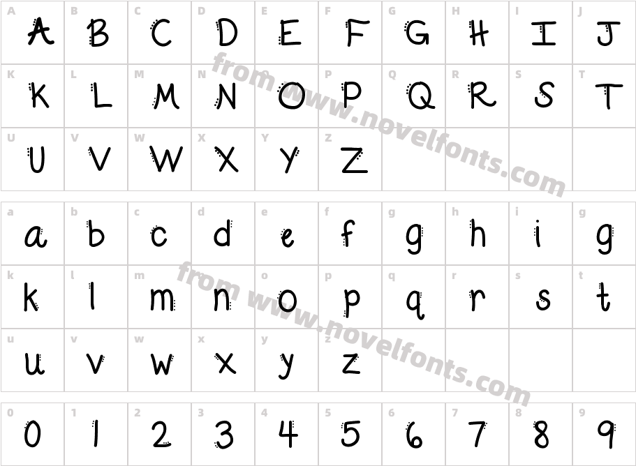 KBDabbleCharacter Map