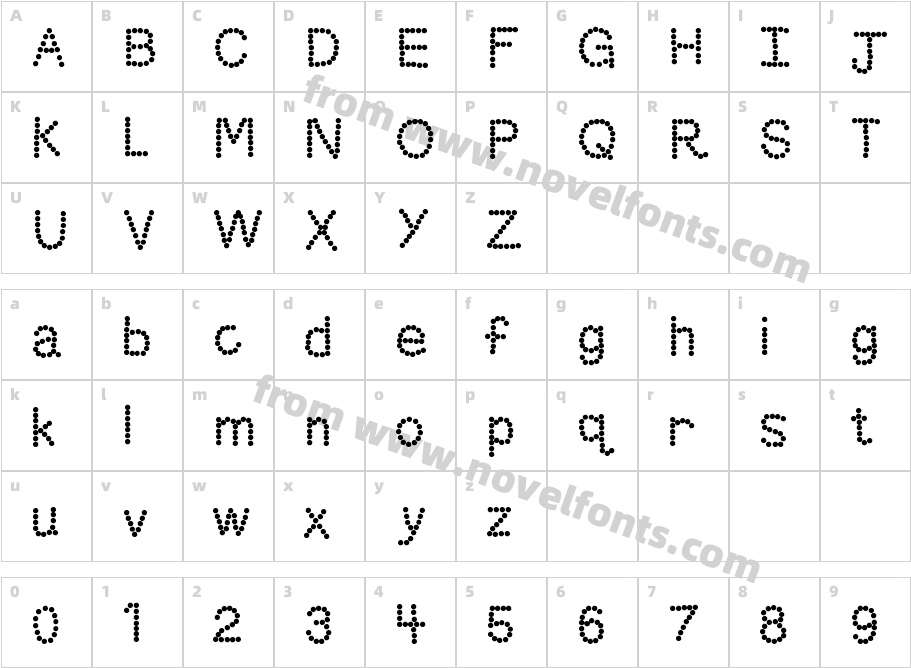 KBSkittledCharacter Map