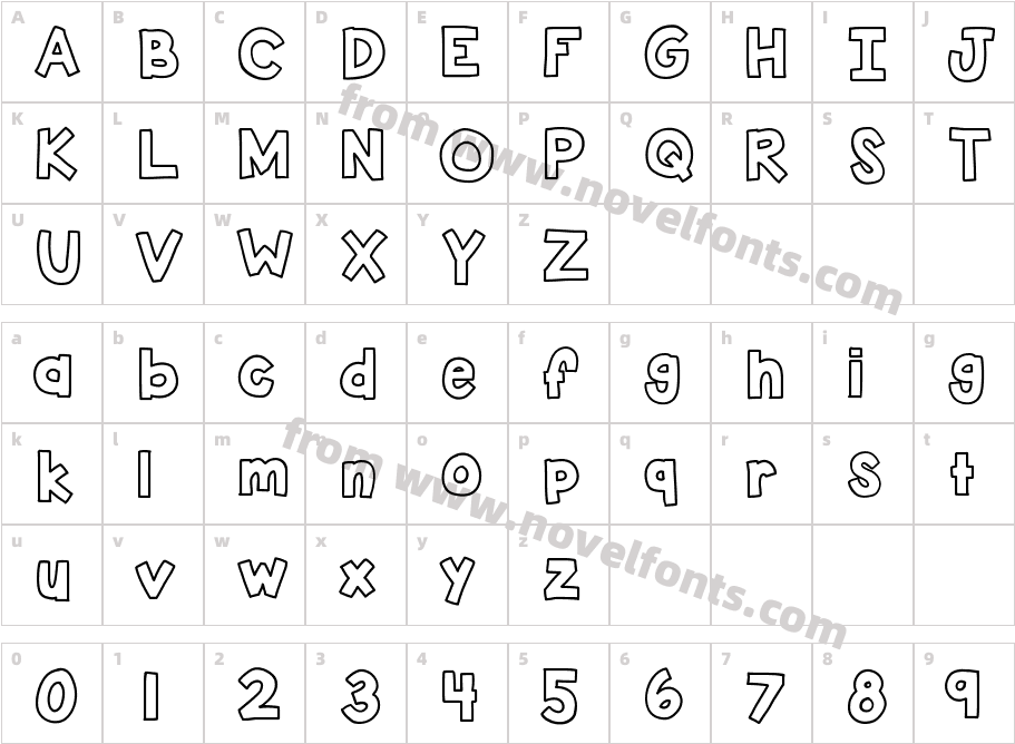 KBSticktoItCharacter Map