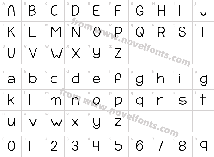 KG PayphoneCharacter Map