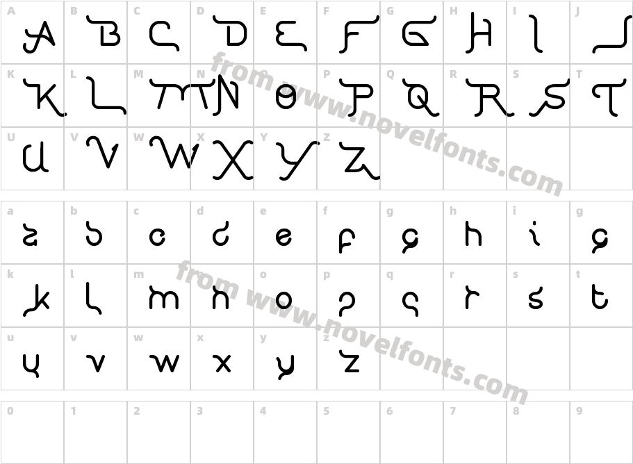 KING OF font And TypographyCharacter Map