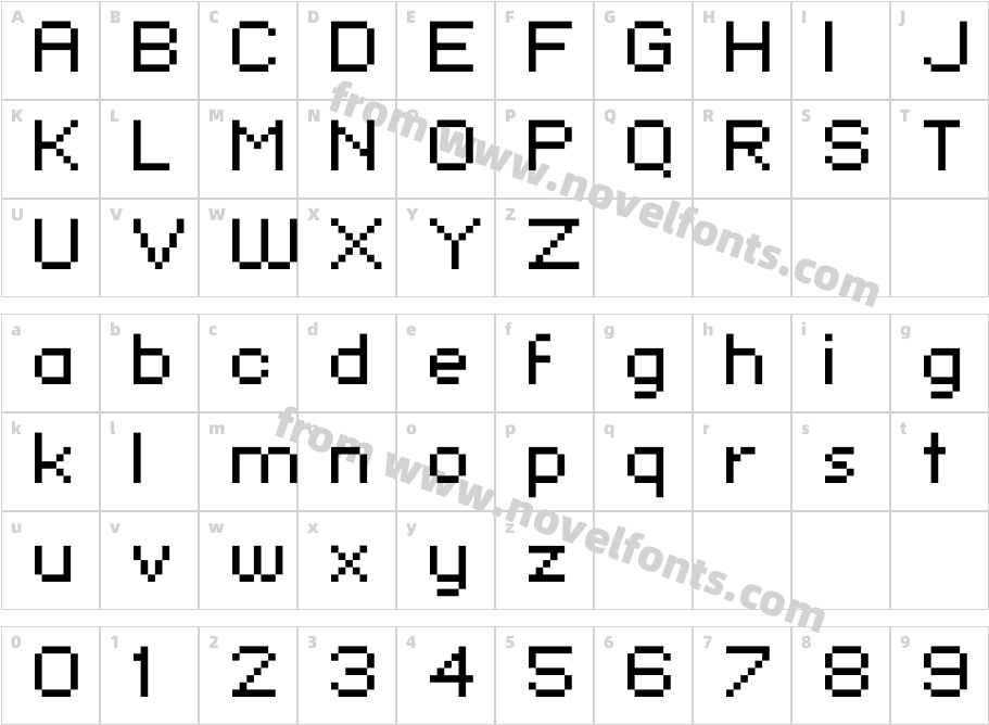 KLMN Flash PixCharacter Map