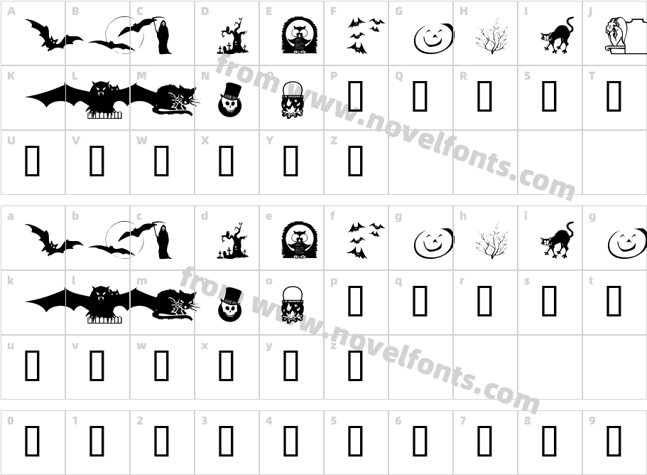 KR Boo LaneCharacter Map