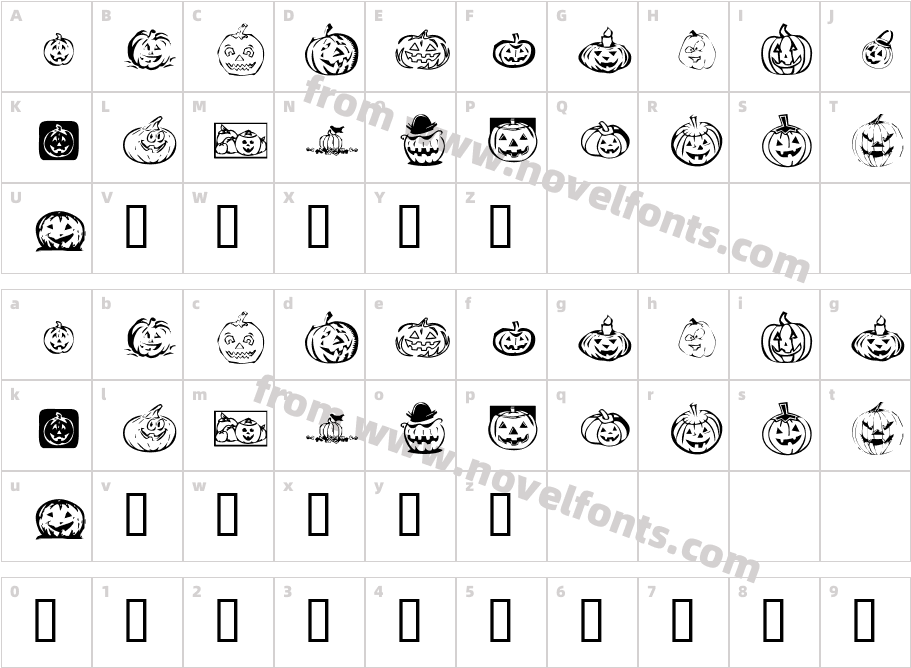 KR Pick A PumpkinCharacter Map