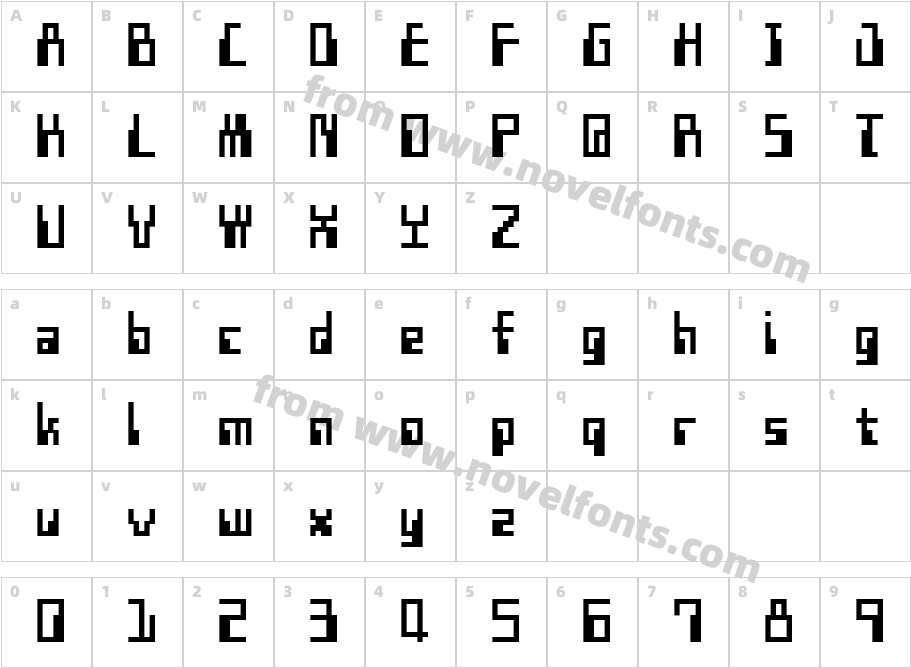 KSK DATA 10Character Map