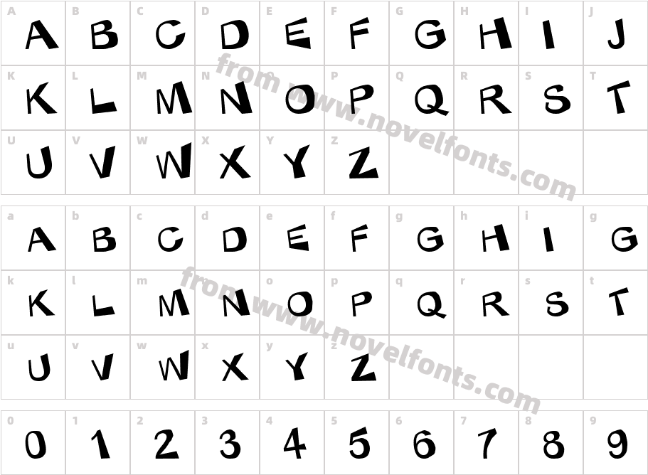 KaBlam!Character Map