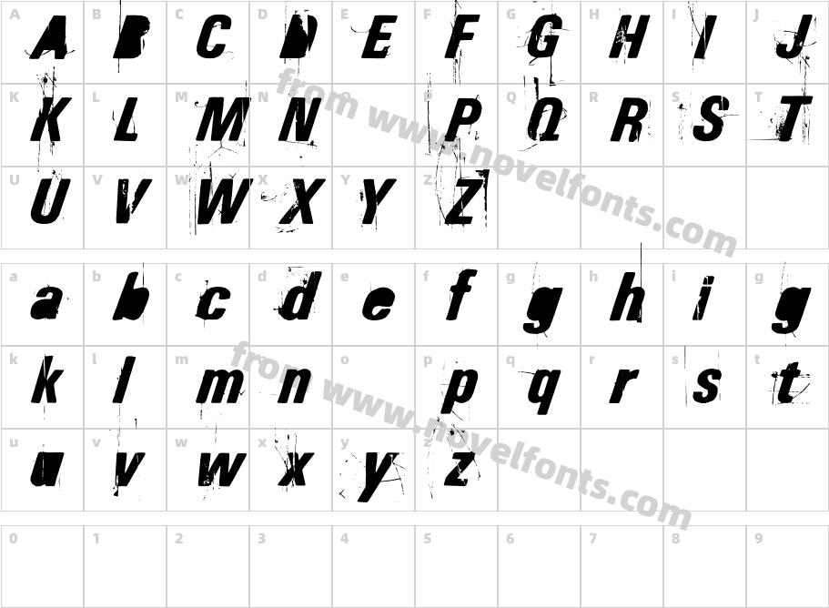 KabTVCharacter Map