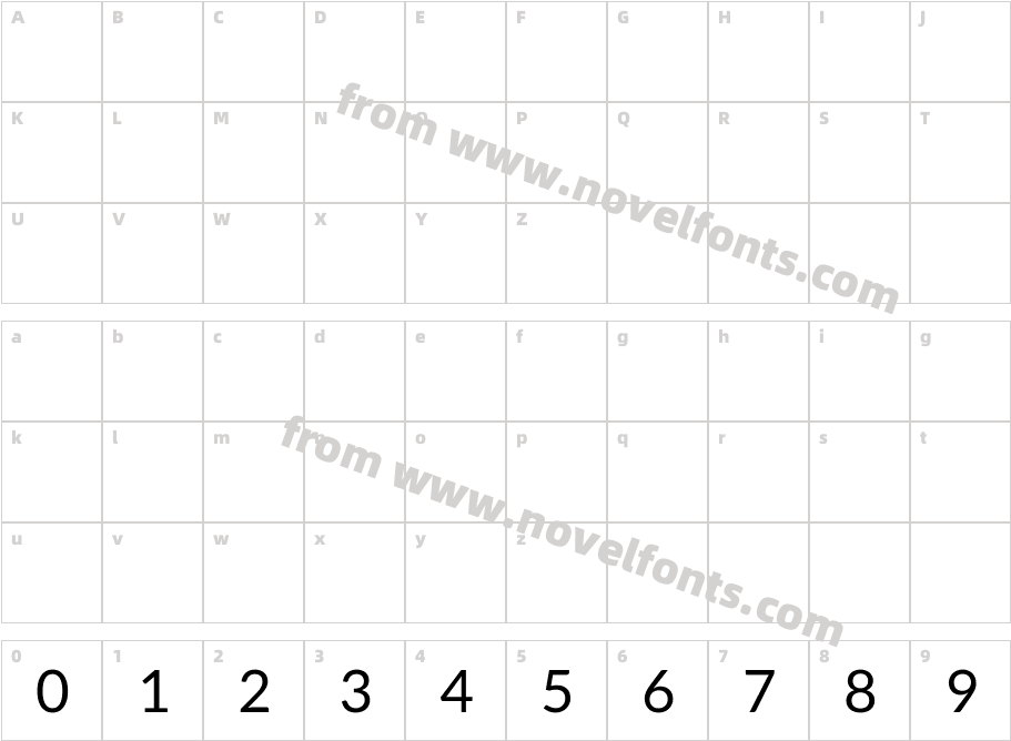 KantumruyCharacter Map