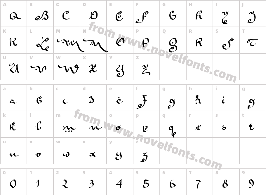 KaraBenNemsiCharacter Map