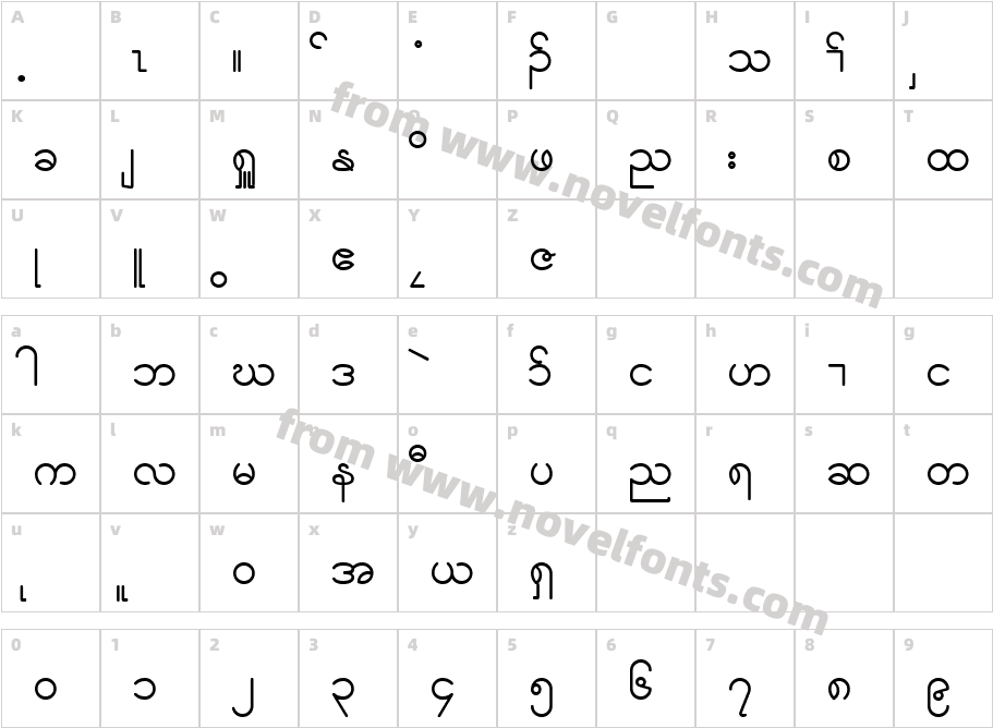 Karen New NormalCharacter Map