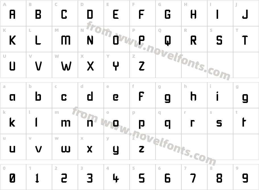 KarismaCharacter Map