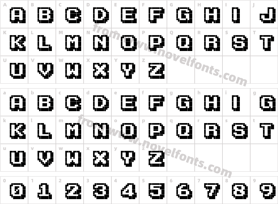 Karmatic ArcadeCharacter Map