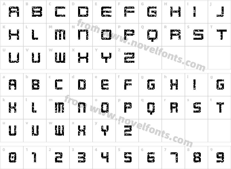 Karnivore PumpCharacter Map