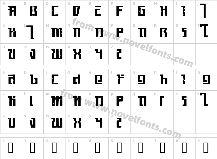 Kasikorn MetacideCharacter Map