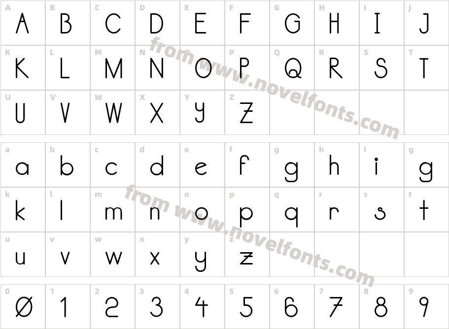 Kata Bidalan BoldCharacter Map