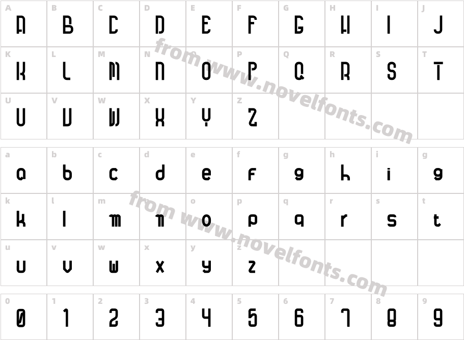 Kebo IrengkuCharacter Map