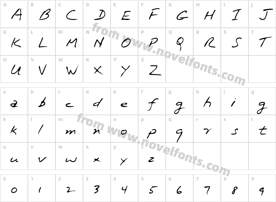 KennethsHand-PlainCharacter Map