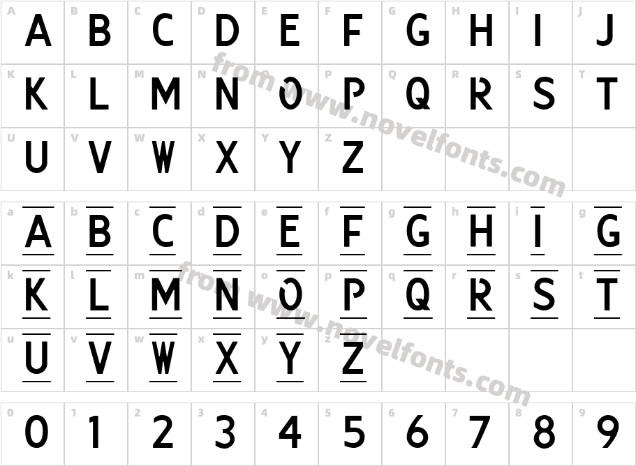 KentekenCharacter Map