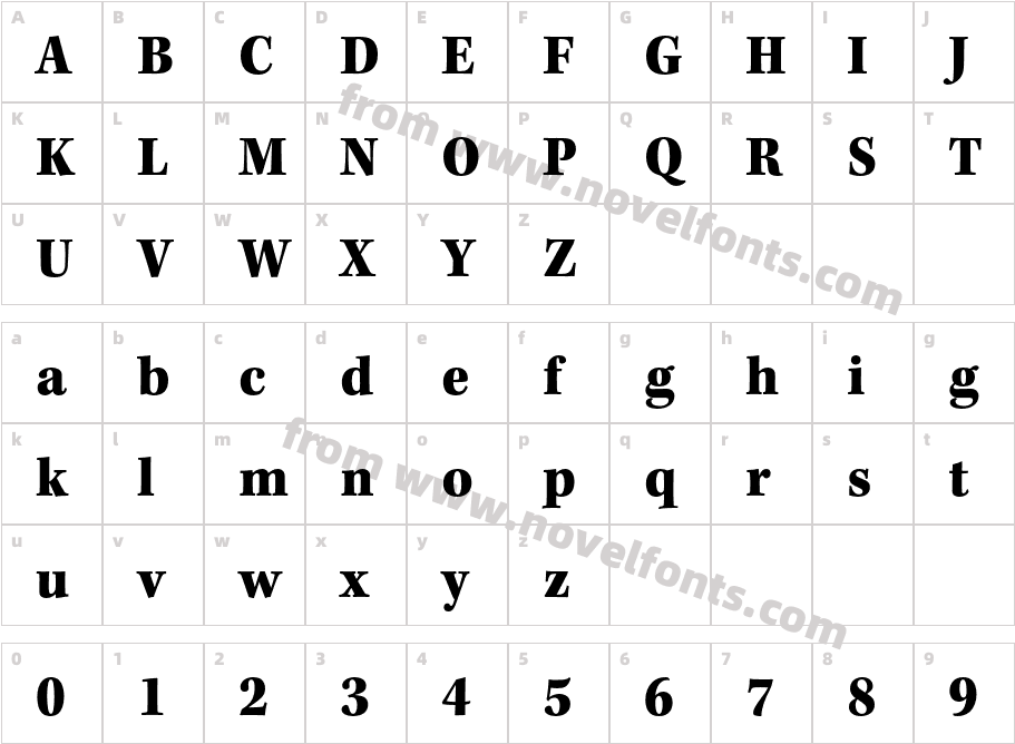 KeplerStd-BlackScnCaptCharacter Map