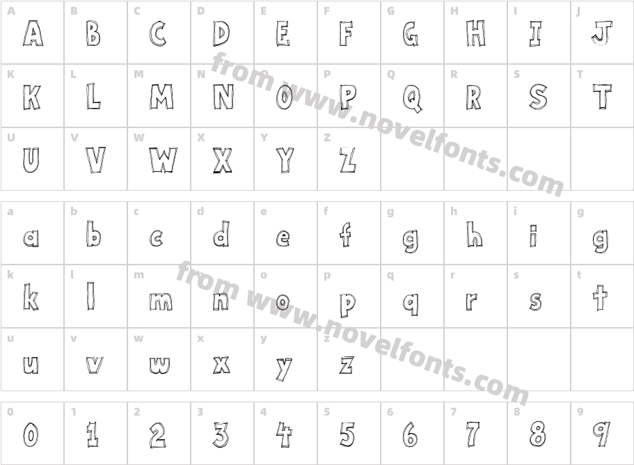 Key Tab MetalCharacter Map