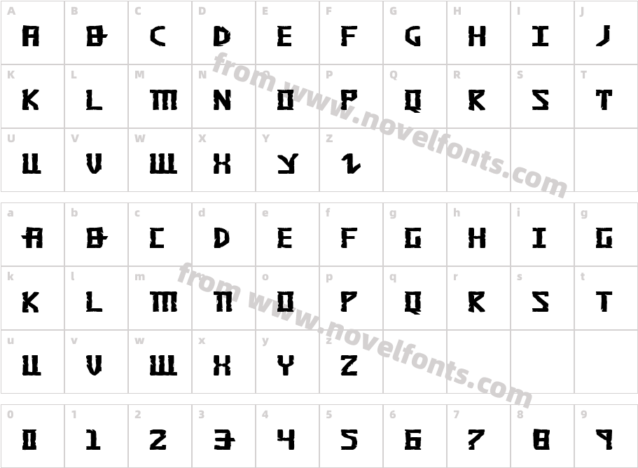 Khazad-Dum ExpandedCharacter Map