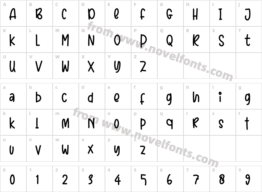 CornKernelsRegularCharacter Map