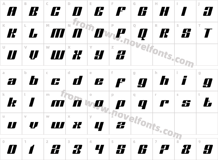 KimuraRegularCharacter Map