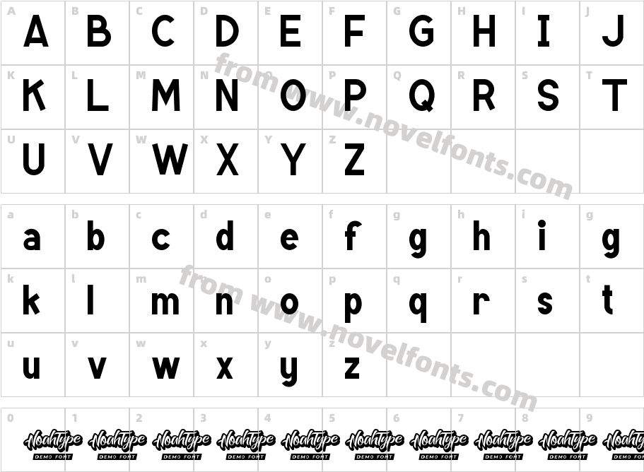 KinderSchoolDemoRegularCharacter Map