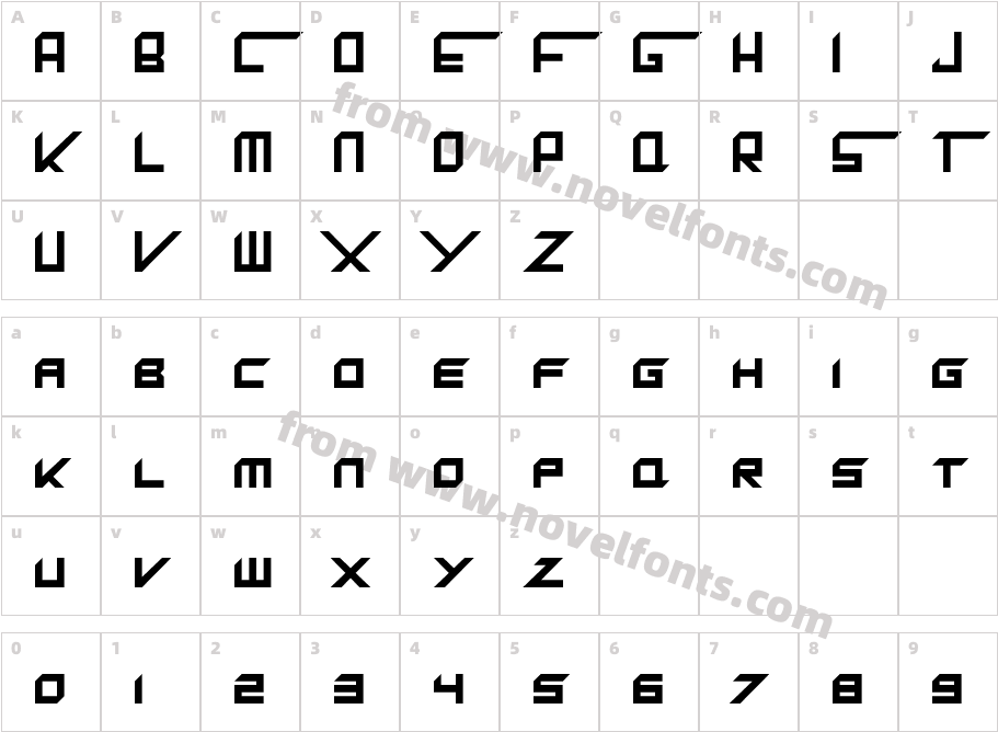 King DubstepikzCharacter Map