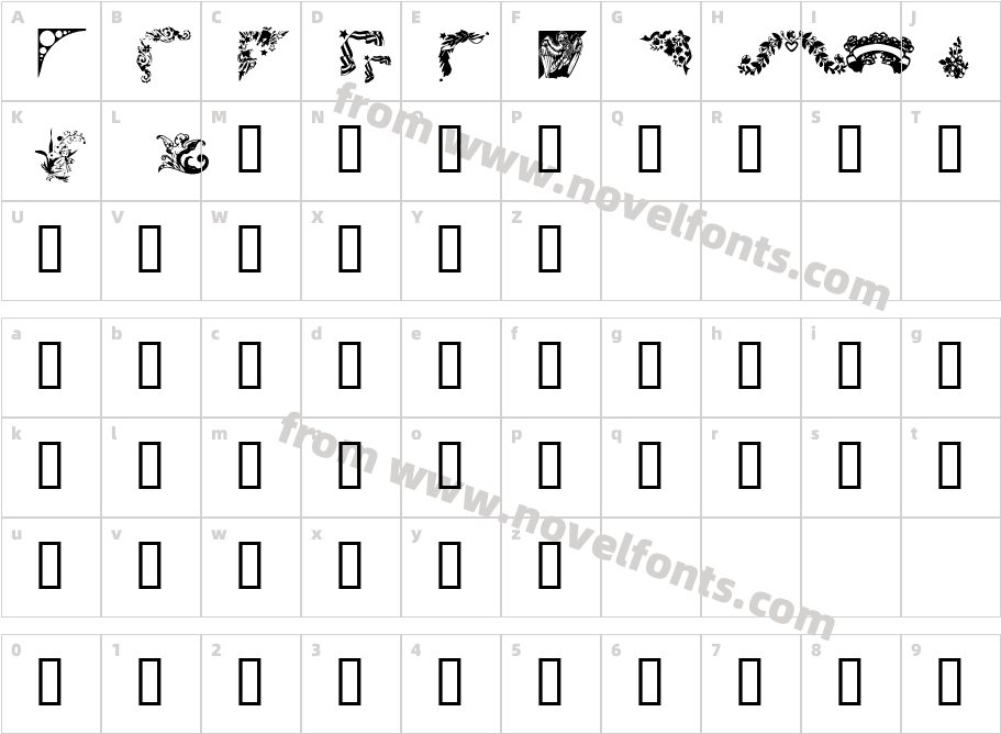 Corners 2Character Map