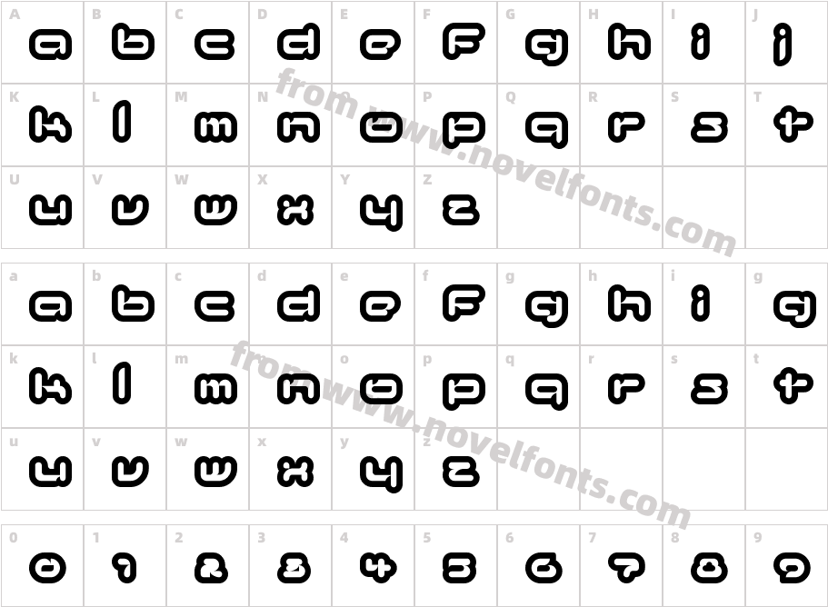 KinkimonoCharacter Map