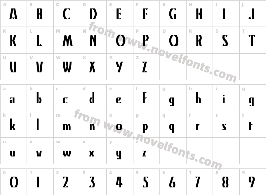 KinoMTCharacter Map