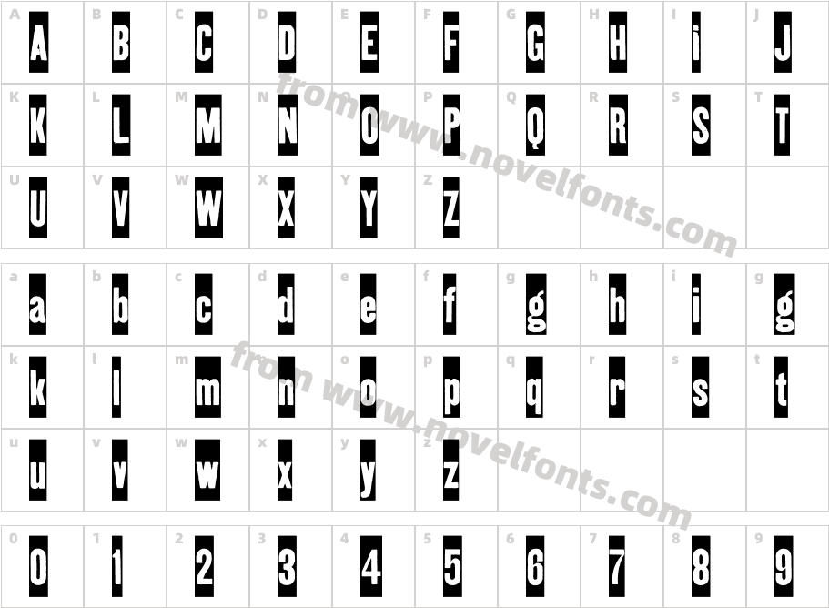 Kipp-No2Character Map