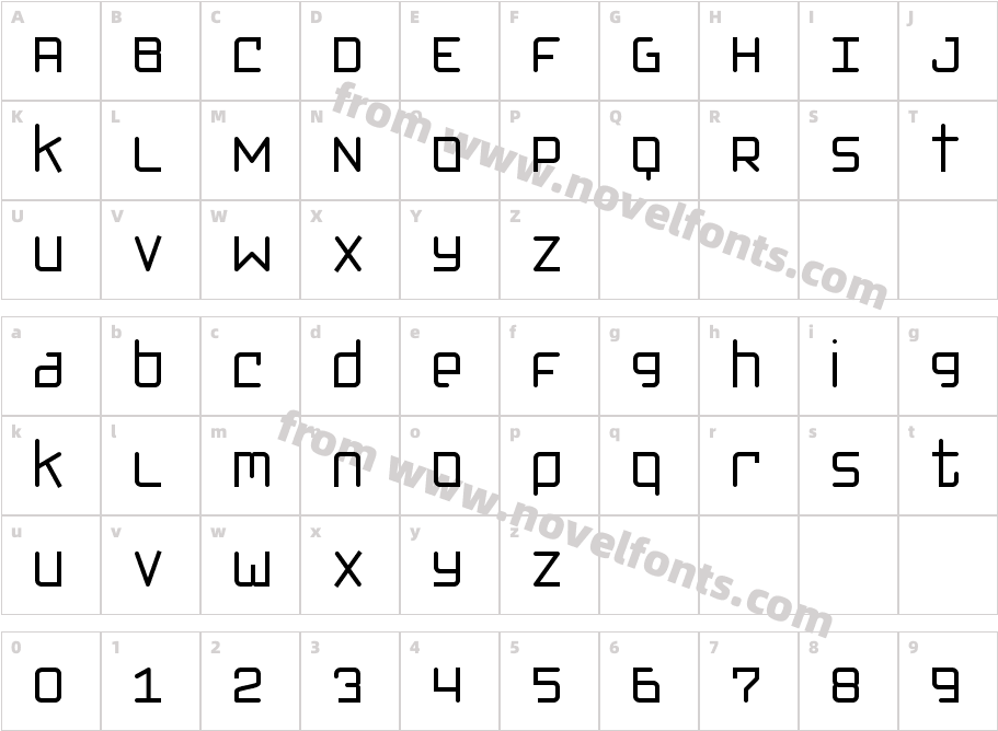 KlondikeCharacter Map