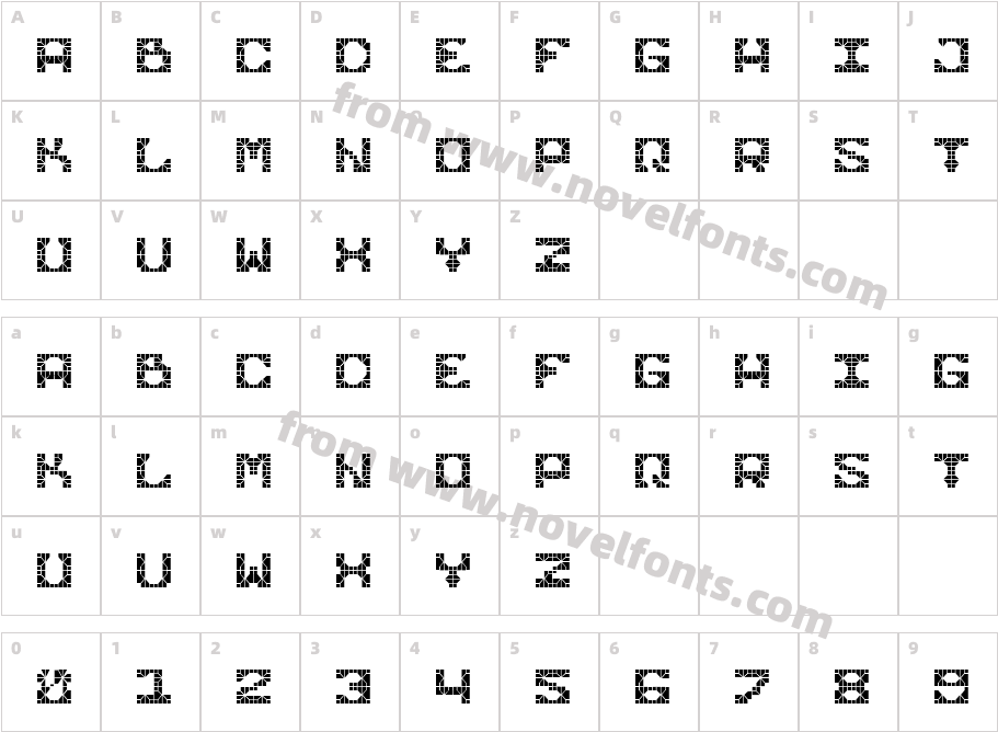 Knight Tiles Display - Geometric TilesCharacter Map