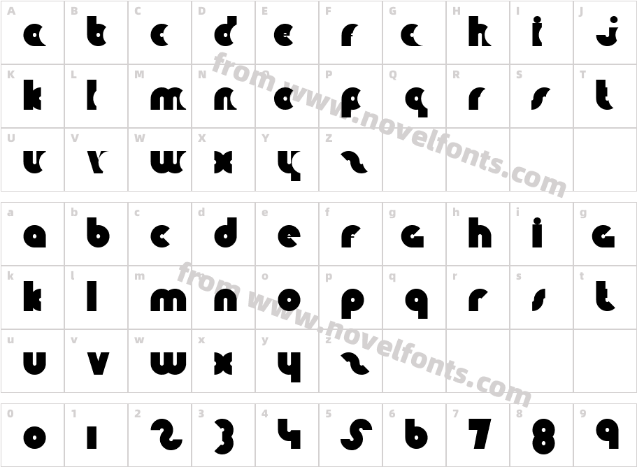 Knuckle DownCharacter Map