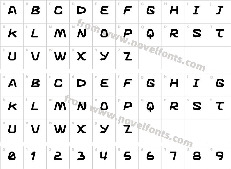 Knuckle sandwichCharacter Map