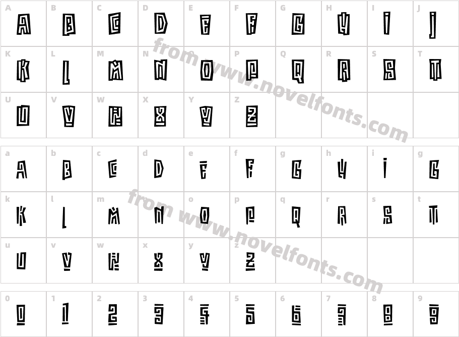 KokoaITCCharacter Map