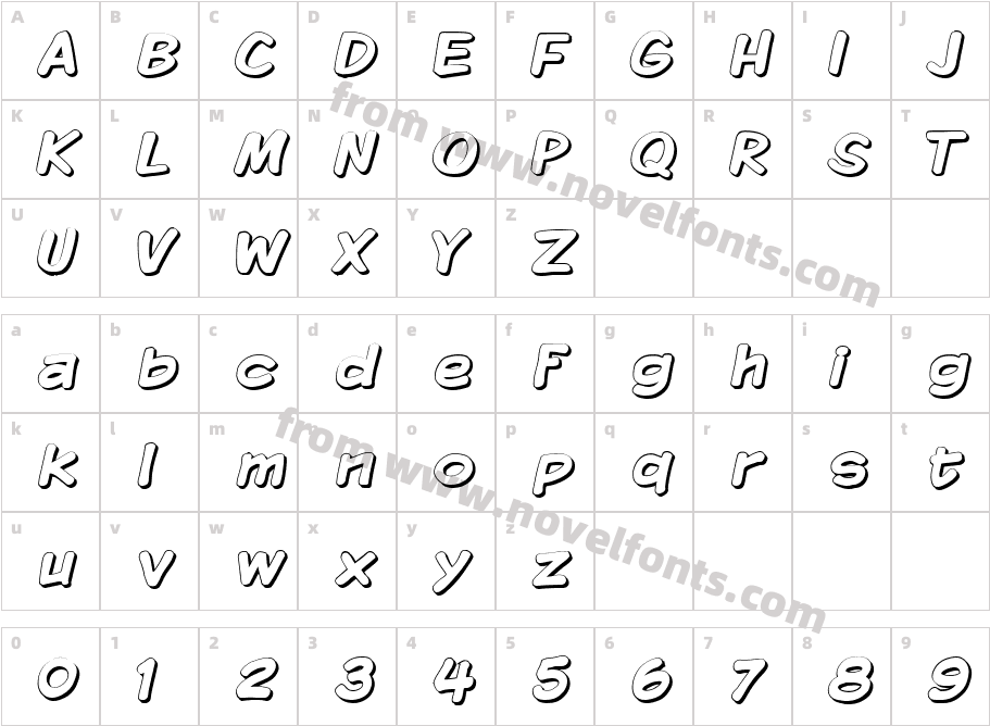 Komika Display - ShadowCharacter Map