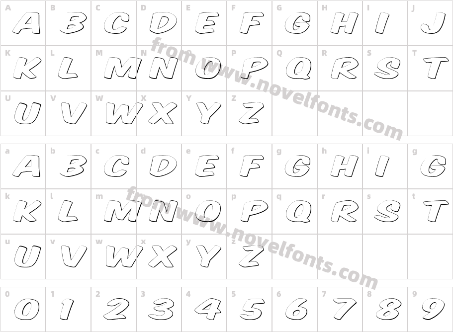 Komika Title - GhostCharacter Map