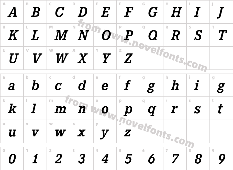 Corporate E BQCharacter Map